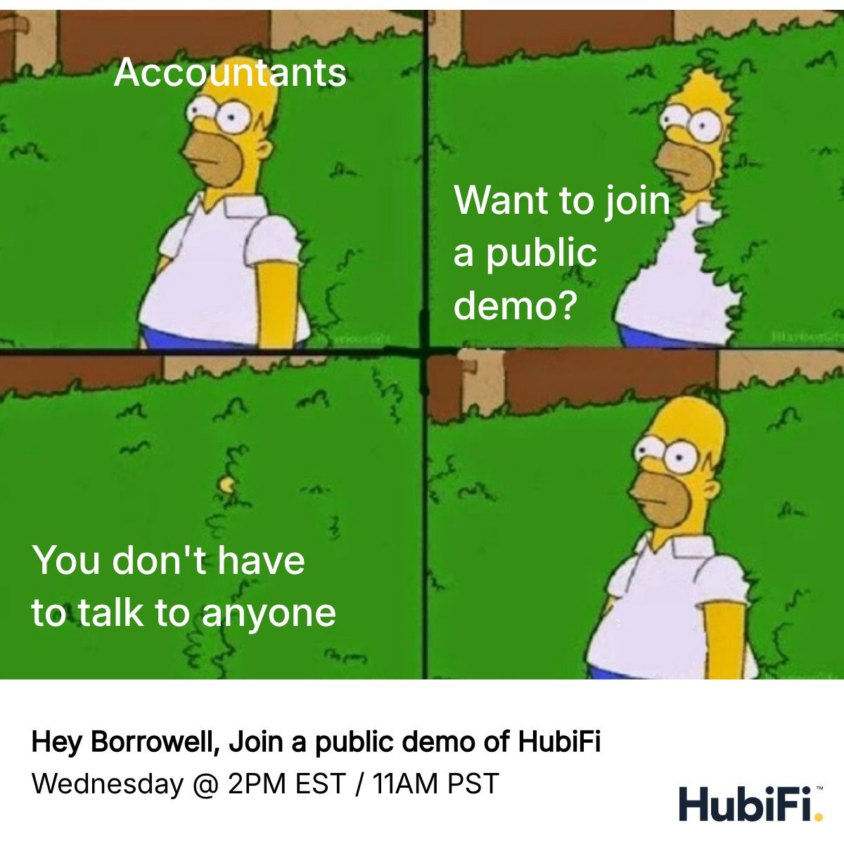 HubiFi ad