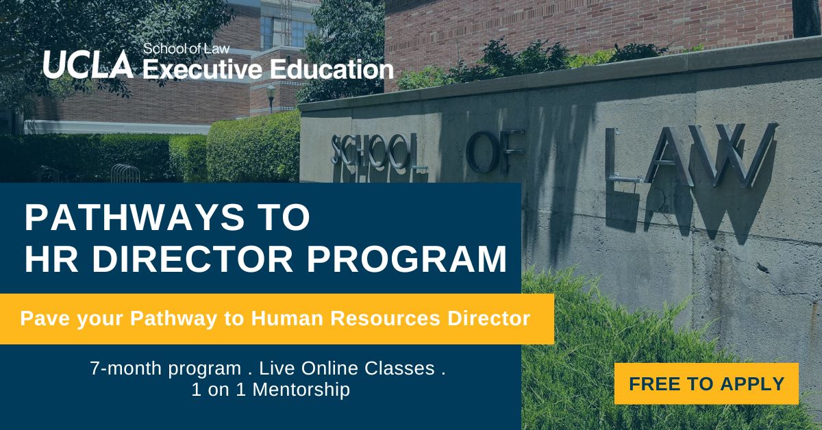 UCLA Law Executive Education ad