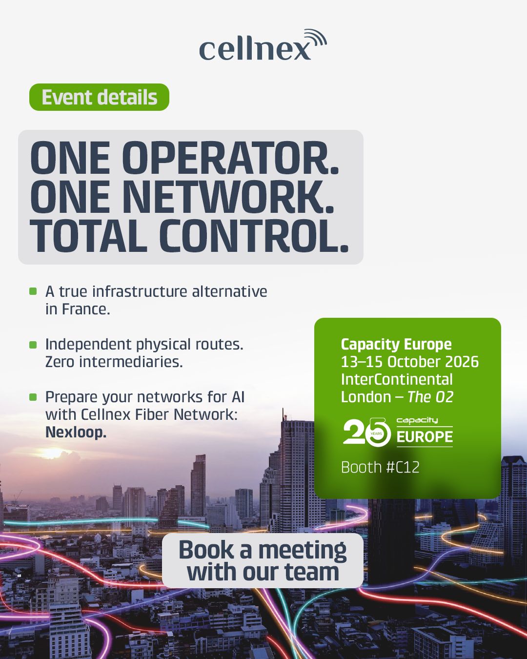 Cellnex Telecom ad
