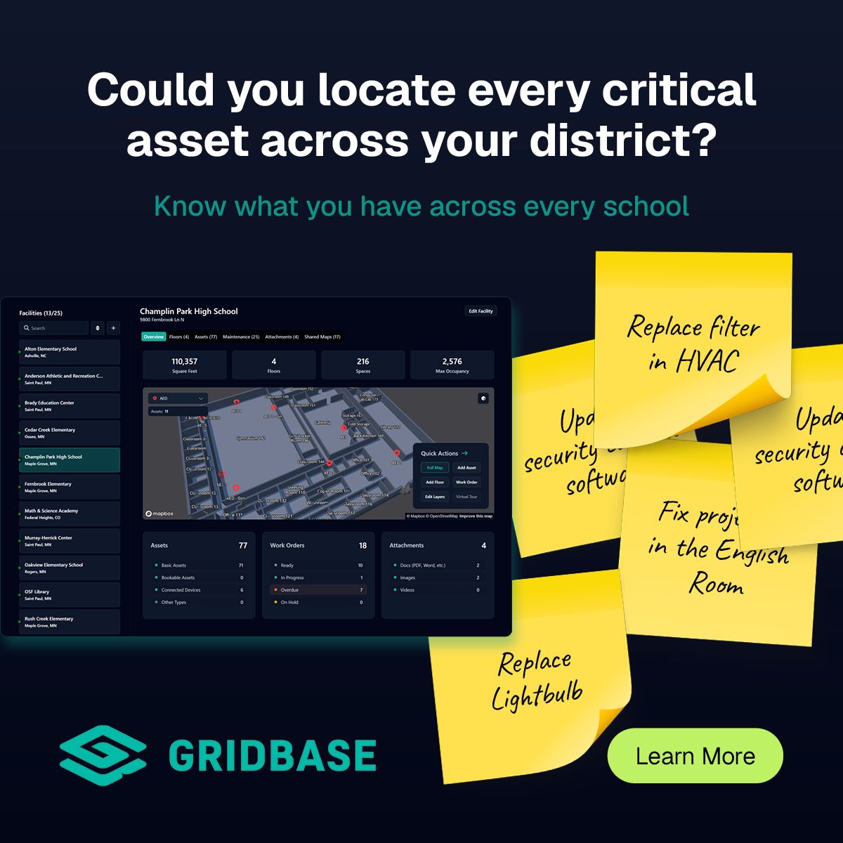Gridbase ad