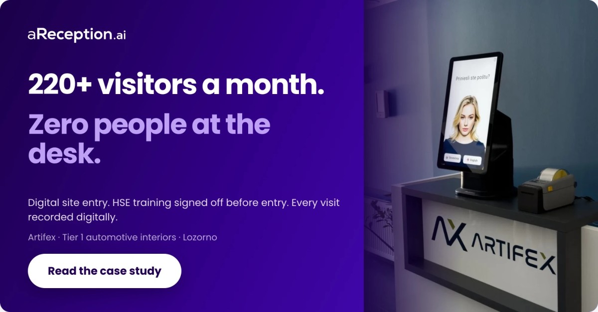 aReception.ai ad