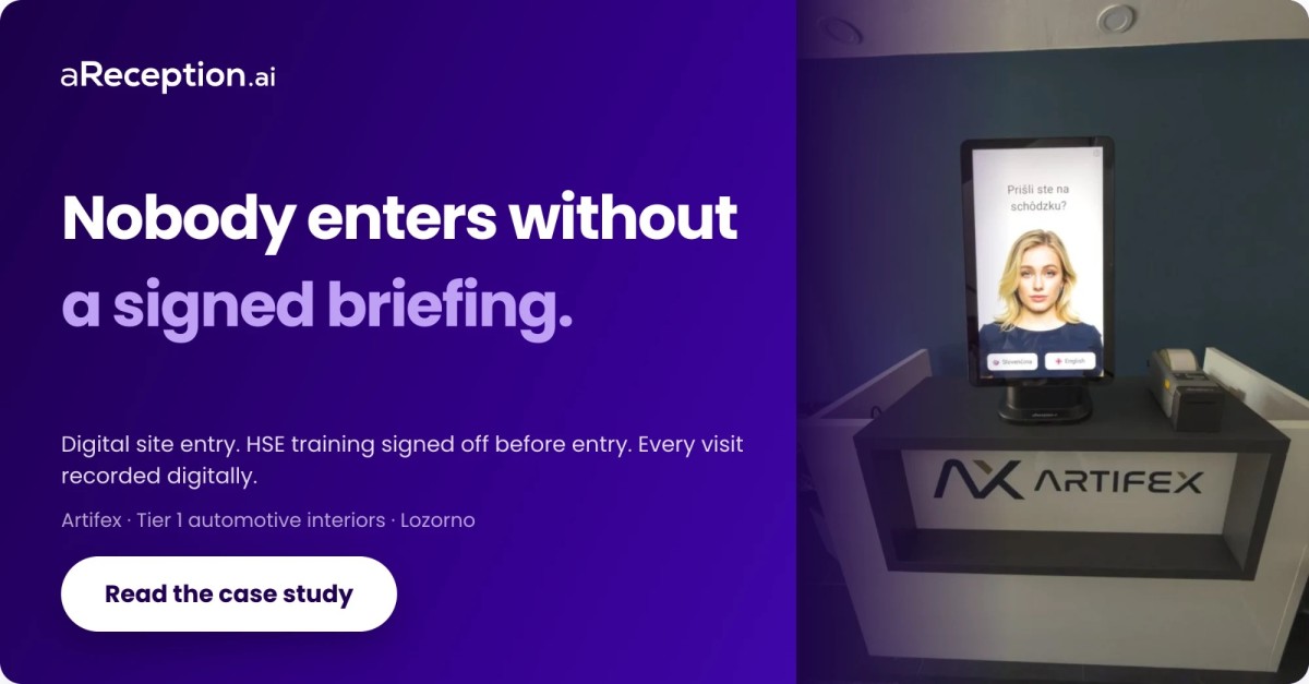 aReception.ai ad