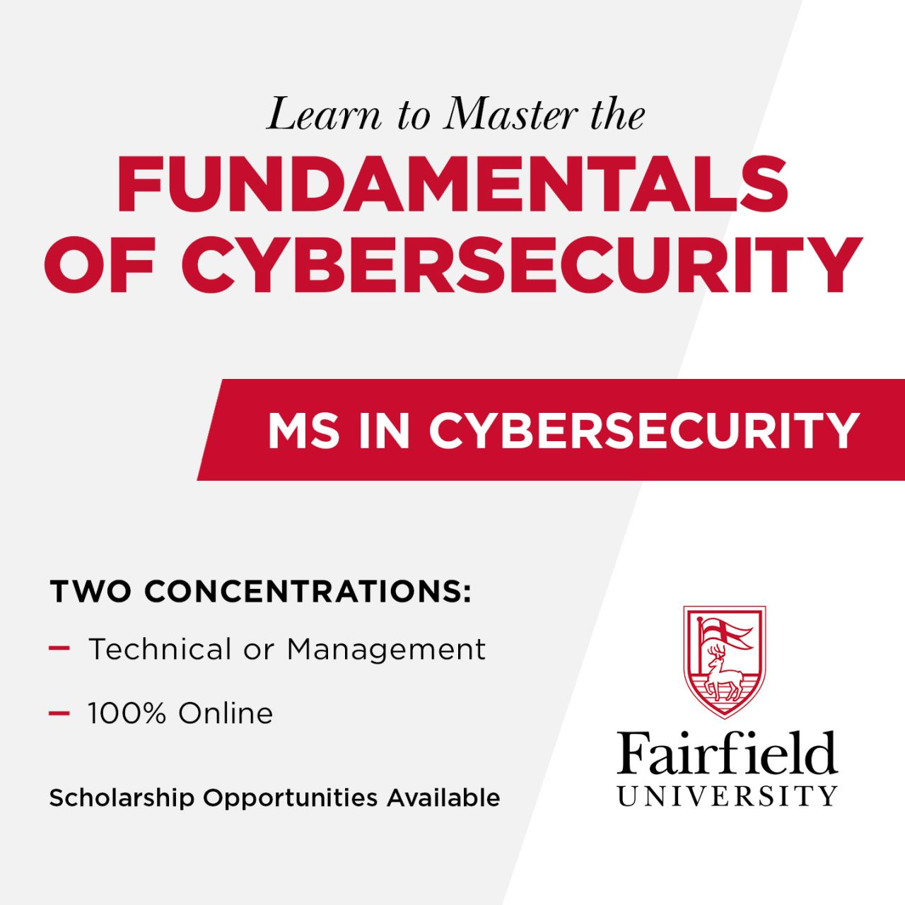 Fairfield University School of Engineering & Computing ad