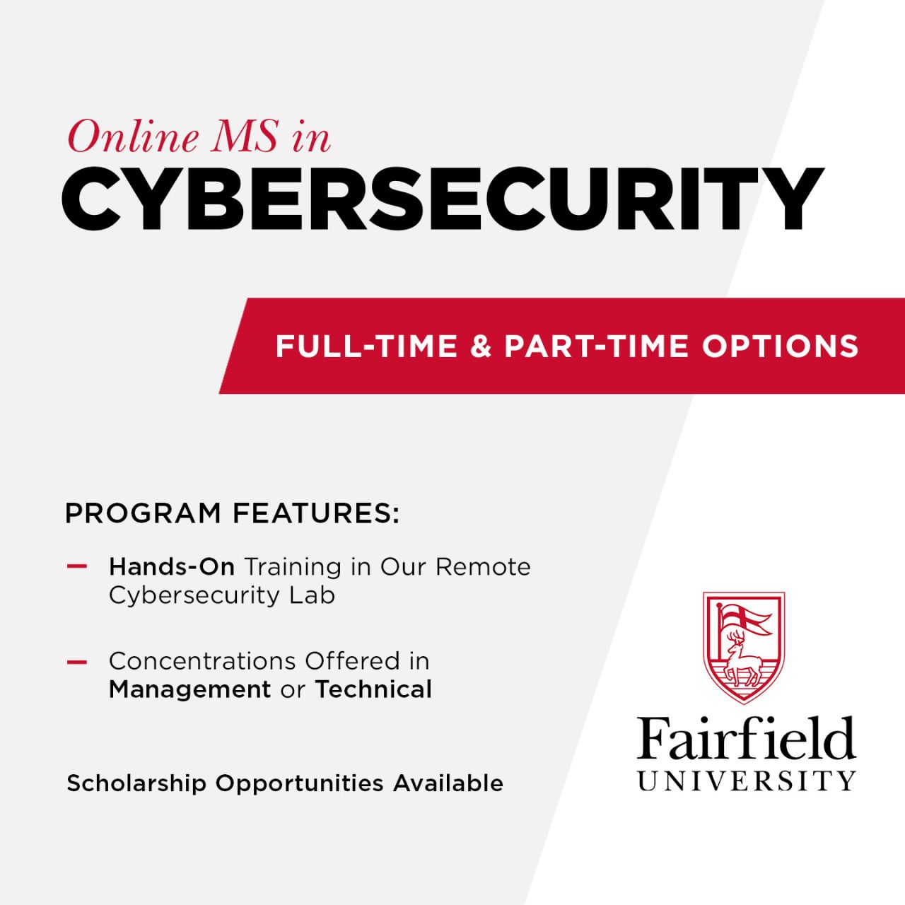 Fairfield University School of Engineering & Computing ad