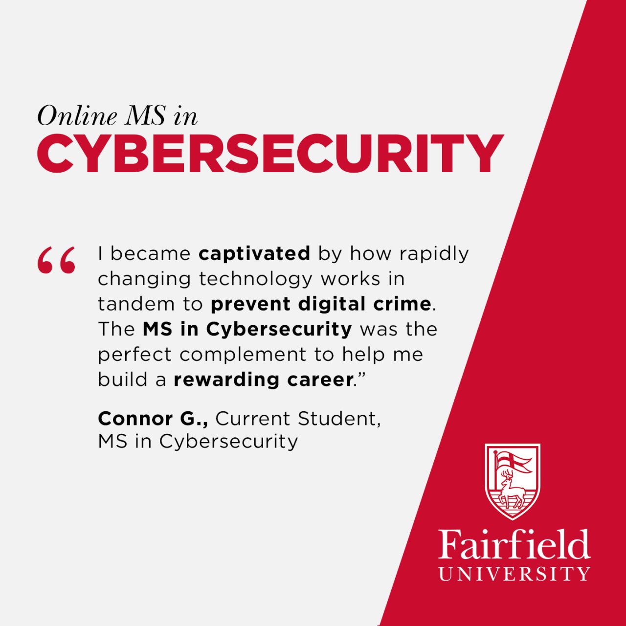 Fairfield University School of Engineering & Computing ad