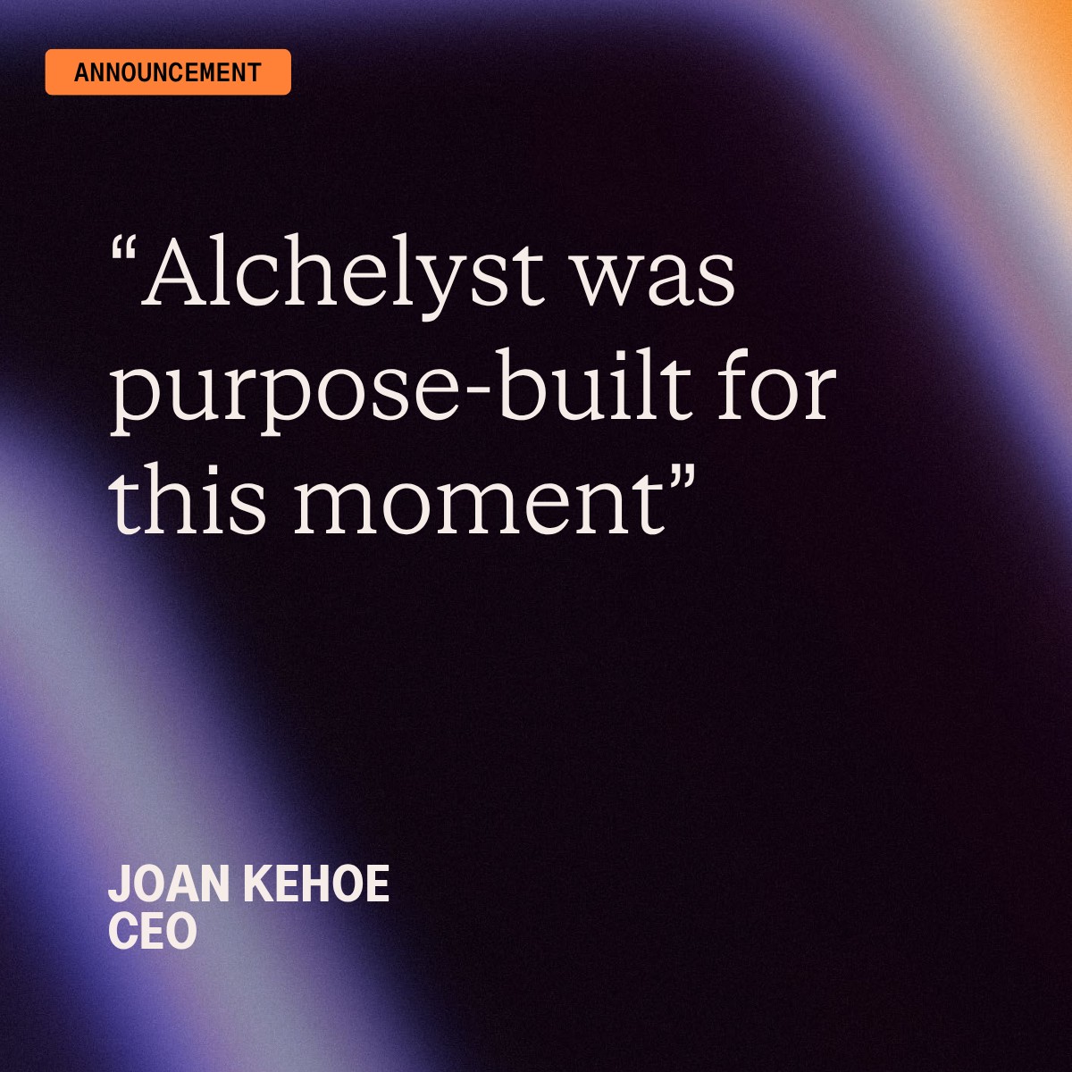 Alchelyst ad