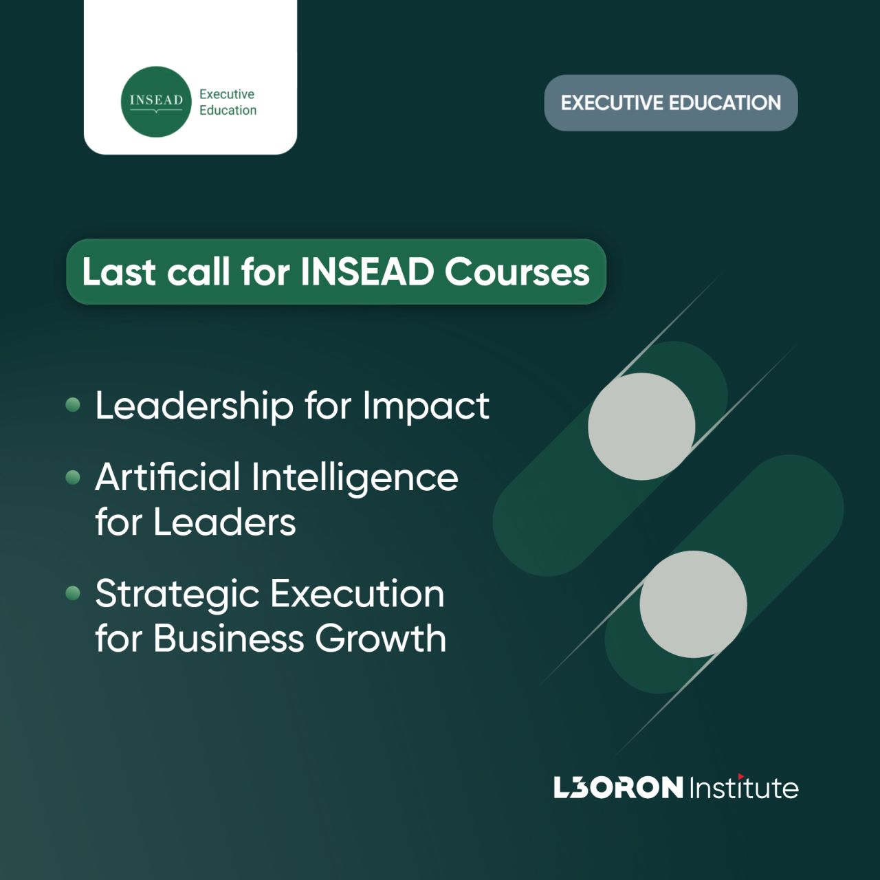 LEORON Institute ad