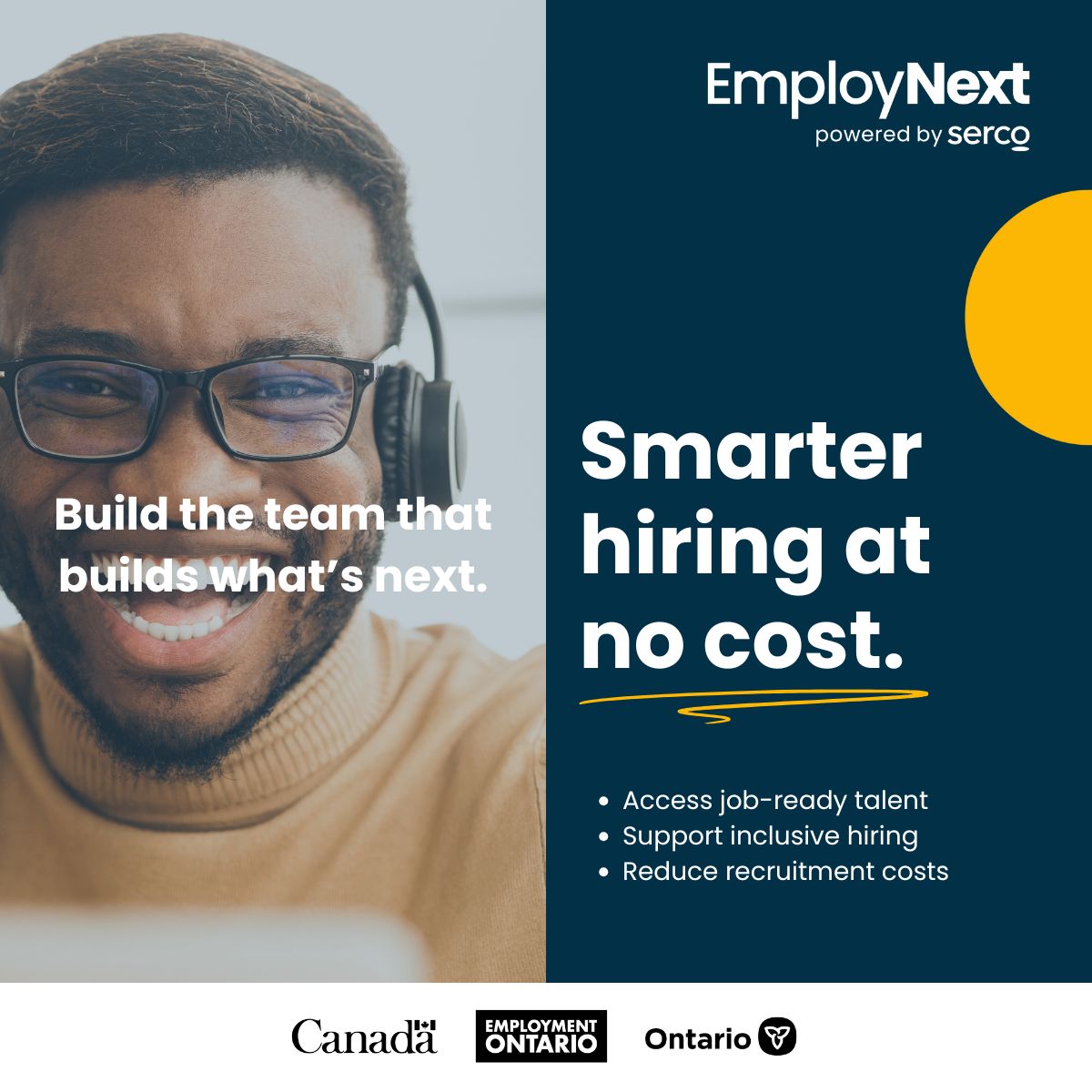 EmployNext powered by Serco ad