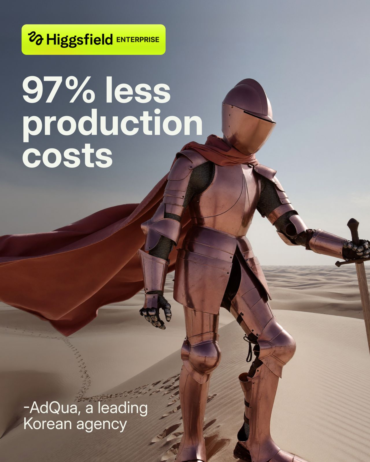 Higgsfield AI ad