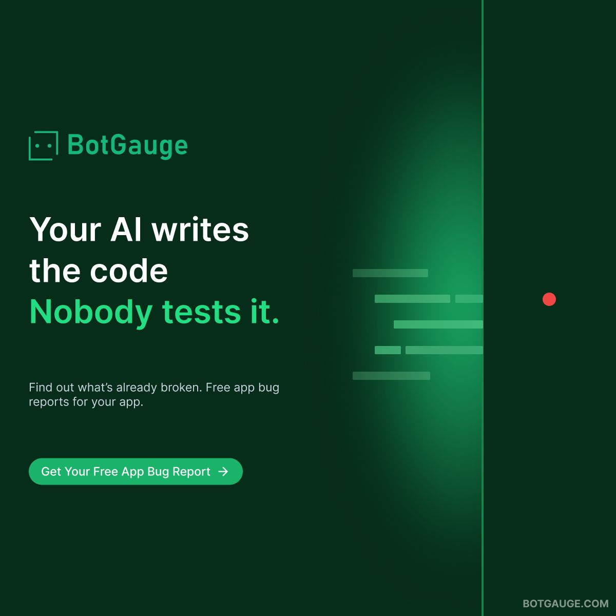 BotGauge AI ad