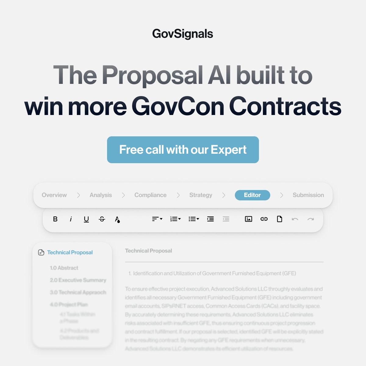 GovSignals ad