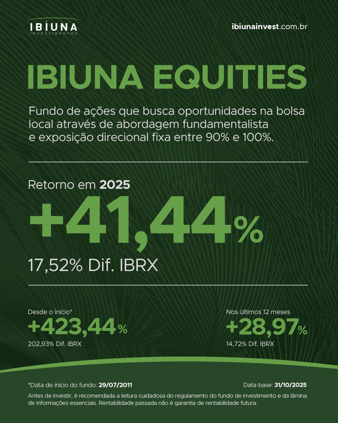 Ibiuna Investimentos ad