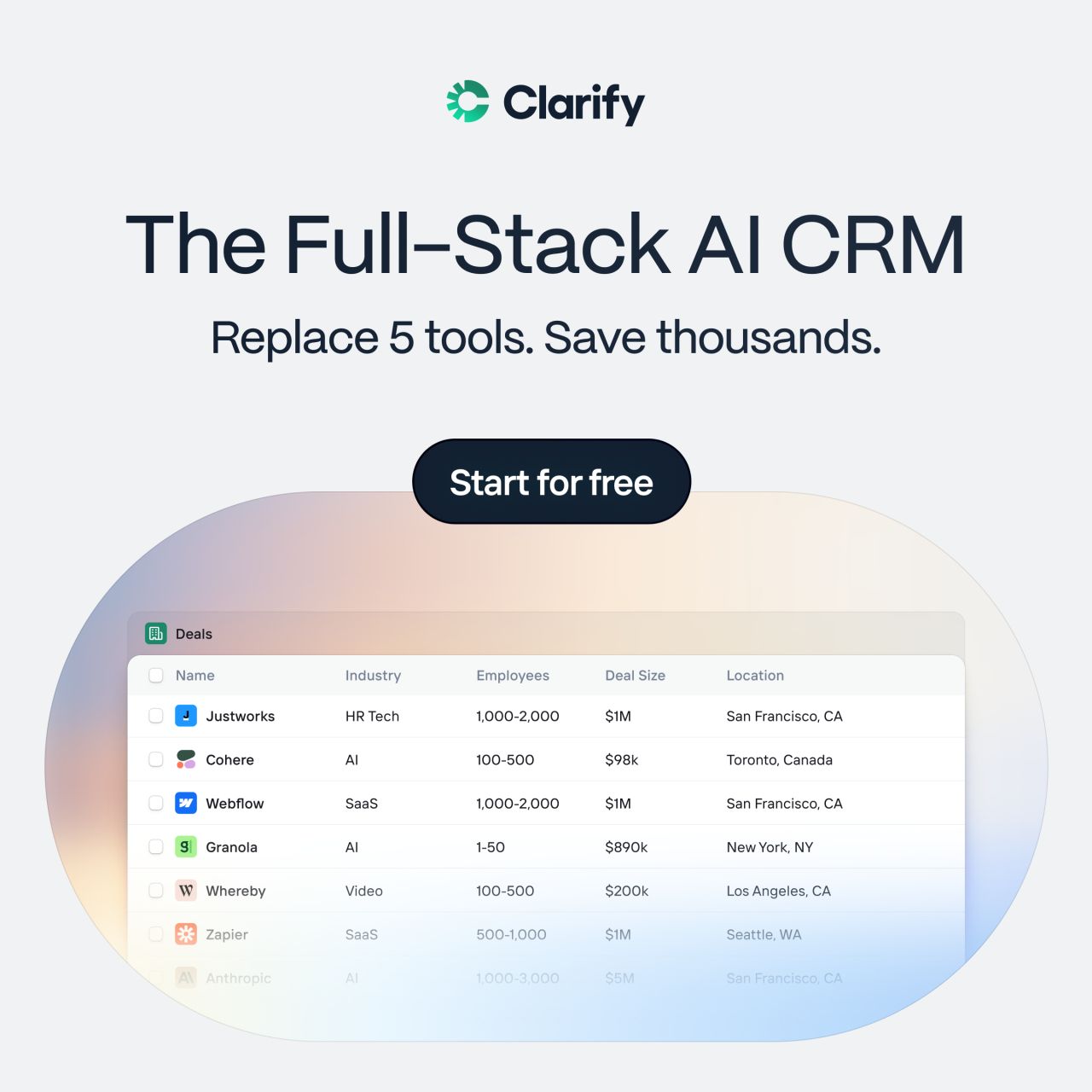 Clarify ad