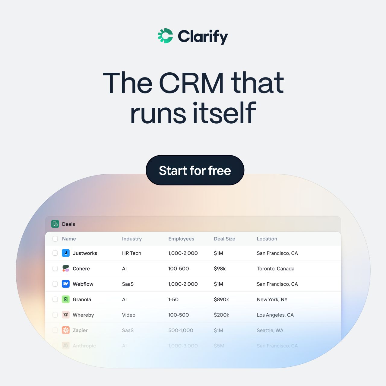 Clarify ad