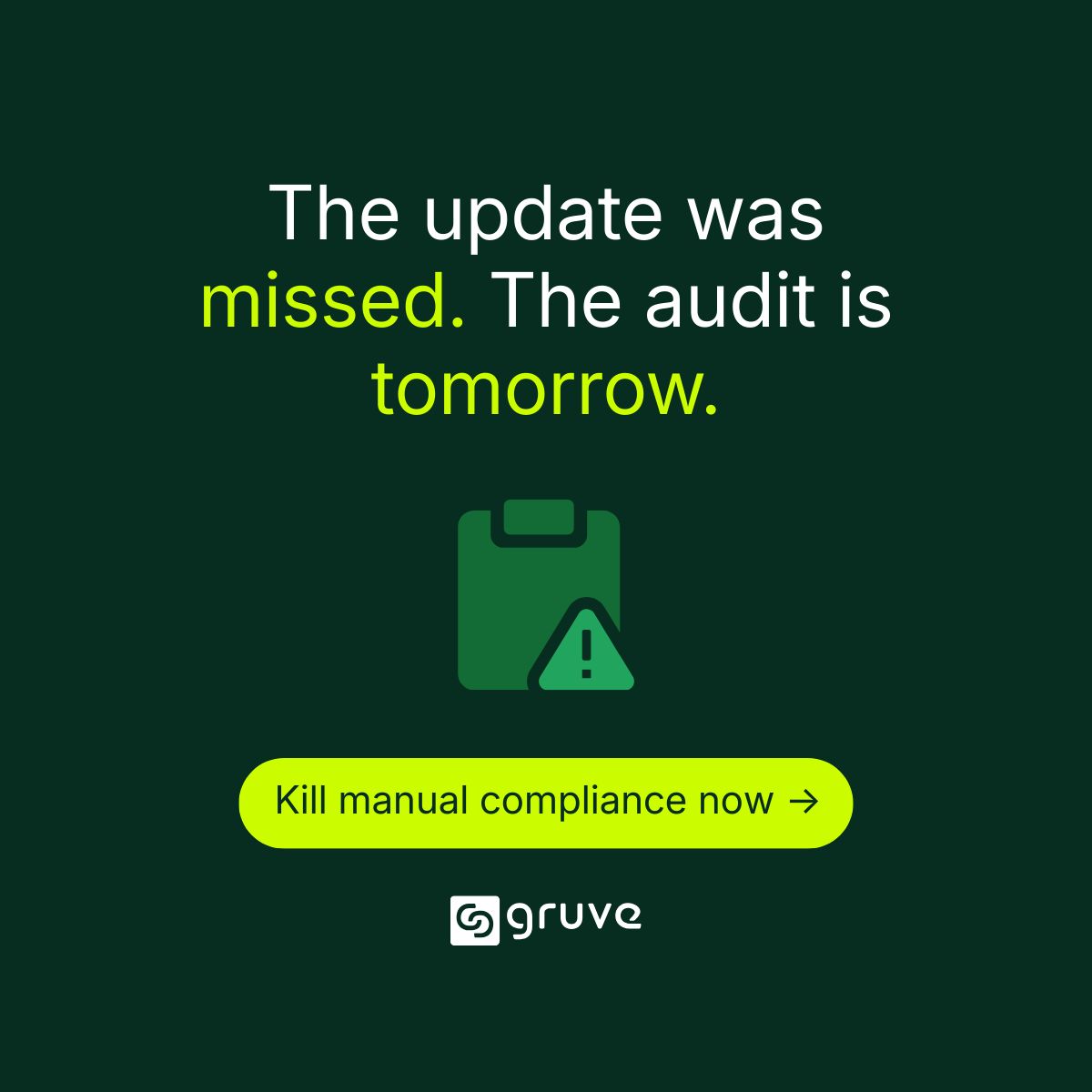 Gruve ad