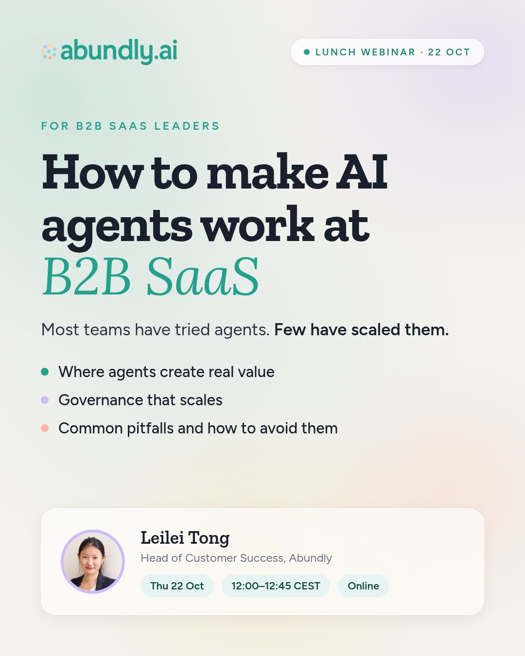 Abundly AI ad