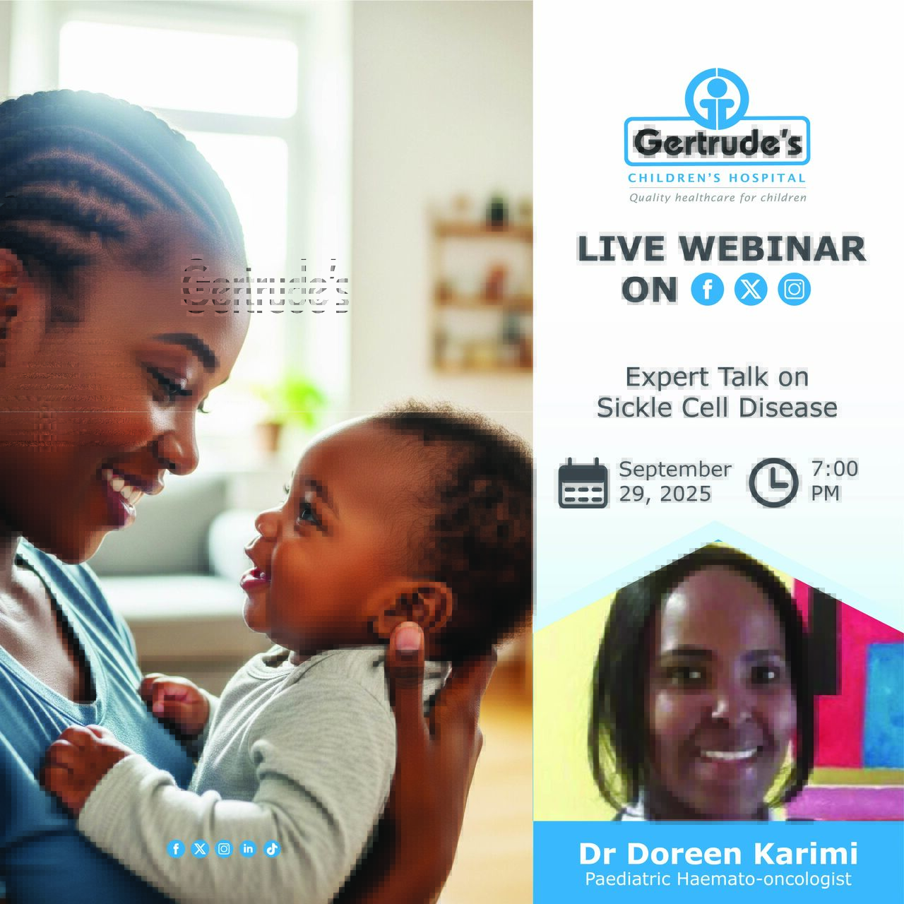 Gertrude’s Children’s Hospital ad