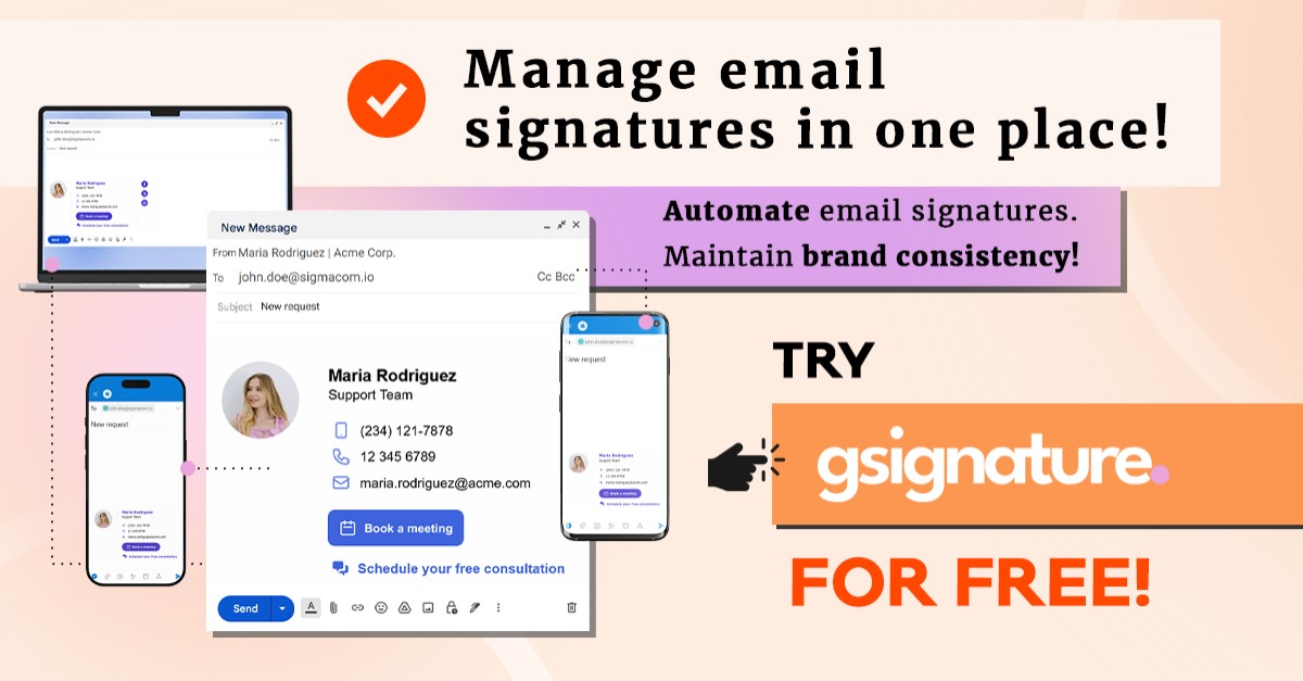 gSignature.com | Signatures go beyond e-mails ad