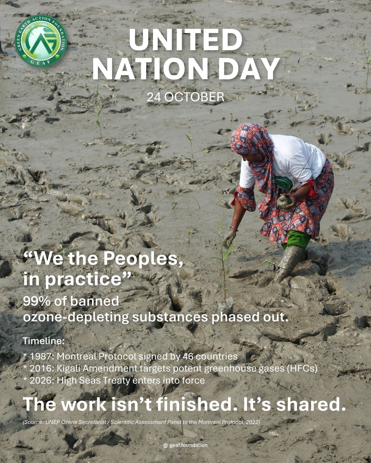 Green Earth Action Foundation ad