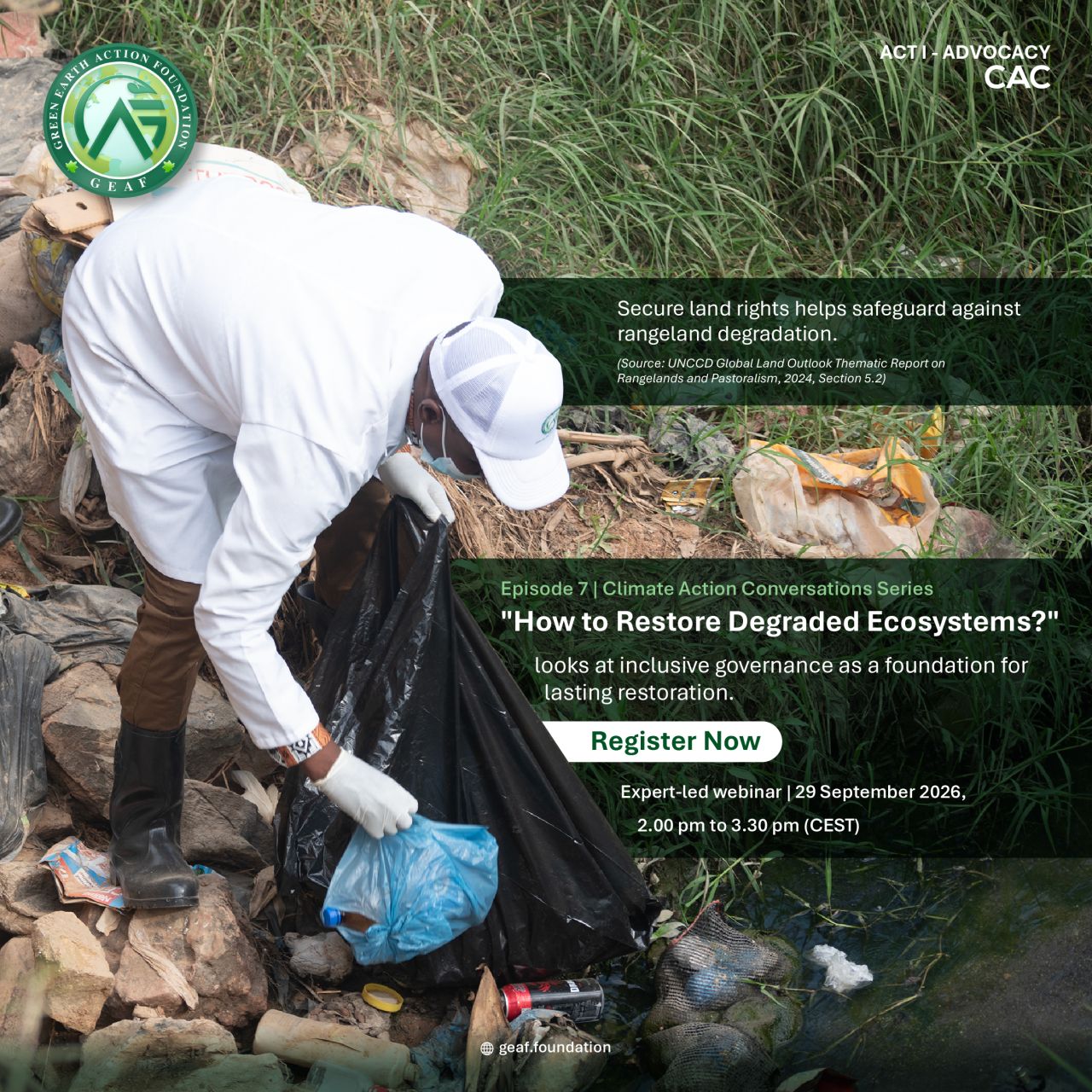 Green Earth Action Foundation ad